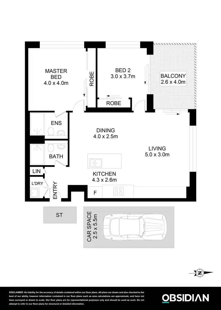 Floorplan of Homely apartment listing, 1101/137 Herring Road, Macquarie Park NSW 2113