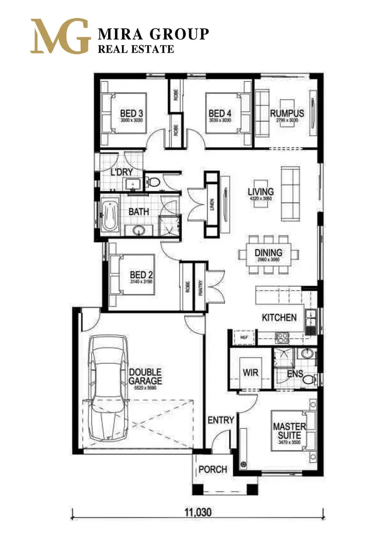 Floorplan of Homely house listing, 19 Shallow Street, Mambourin VIC 3024