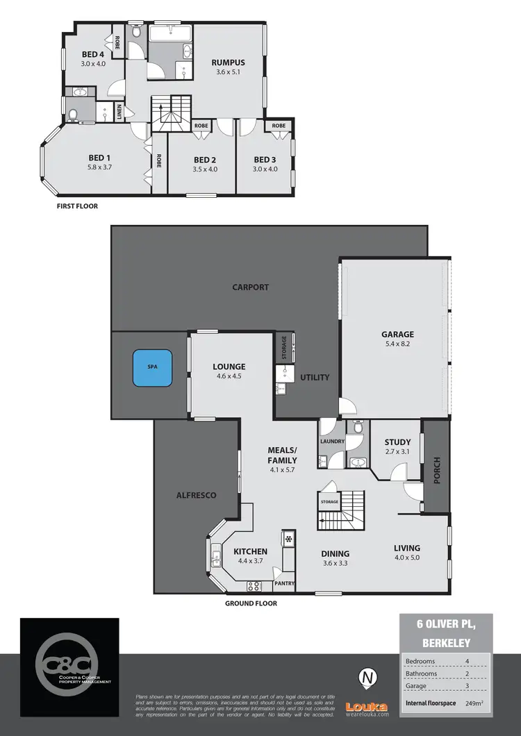 Floorplan of Homely house listing, 6 Oliver Place, Berkeley NSW 2506