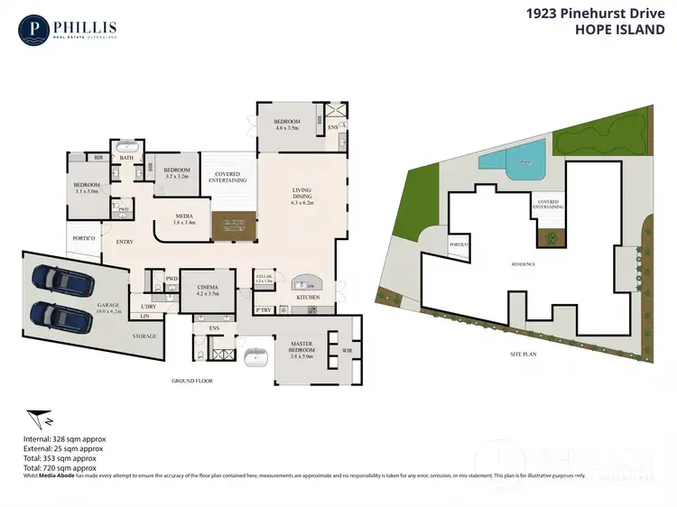 Floorplan of Homely house listing, 1923 Pinehurst Drive, Sanctuary Cove QLD 4212