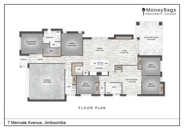 Floorplan of Homely house listing, 7 Merivale Avenue, Jimboomba QLD 4280