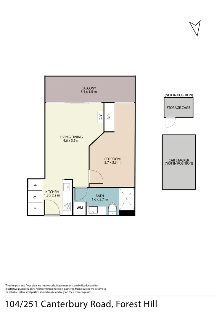 Floorplan of Homely apartment listing, 104/251 Canterbury Road, Forest Hill VIC 3131