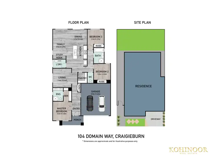 Floorplan of Homely house listing, 104 Domain Way, Craigieburn VIC 3064