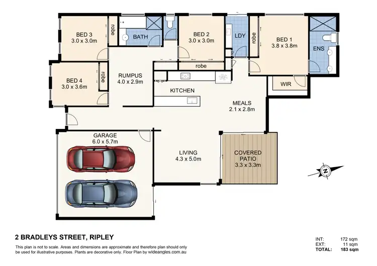 Floorplan of Homely house listing, 2 Bradleys Street, Ripley QLD 4306