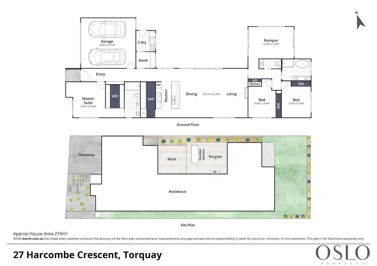 Floorplan of Homely house listing, 27 Harcombe Crescent, Torquay VIC 3228