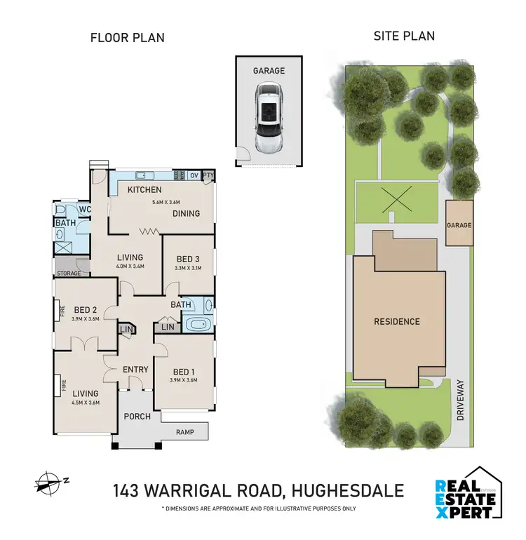 Floorplan of Homely house listing, 143 Warrigal Road, Hughesdale VIC 3166