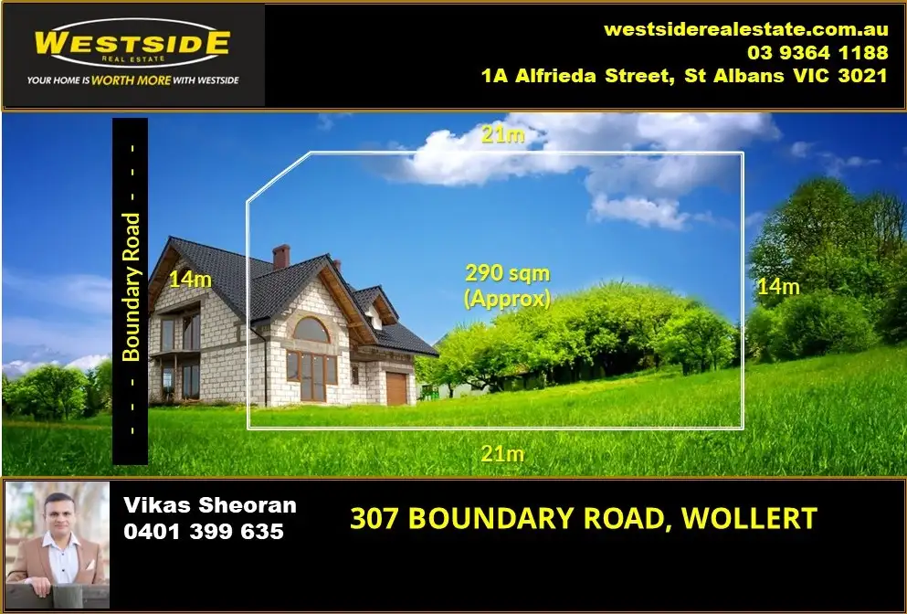Floorplan of Homely land listing, 307 Boundary Road, Wollert VIC 3750