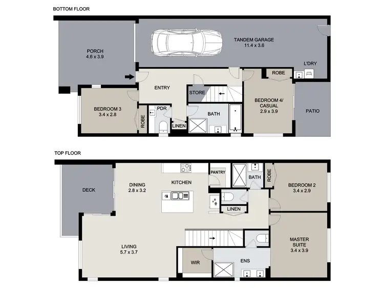 Floorplan of Homely house listing, 25 Steamer Way, Spring Mountain QLD 4300