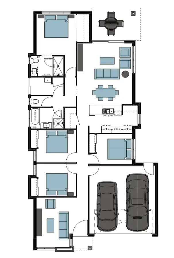 Floorplan of Homely house listing, 28 Elite Crescent, Narangba QLD 4504