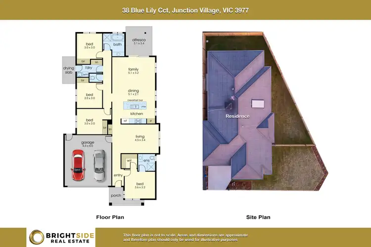 Floorplan of Homely house listing, 38 Blue Lily Circuit, Junction Village VIC 3977