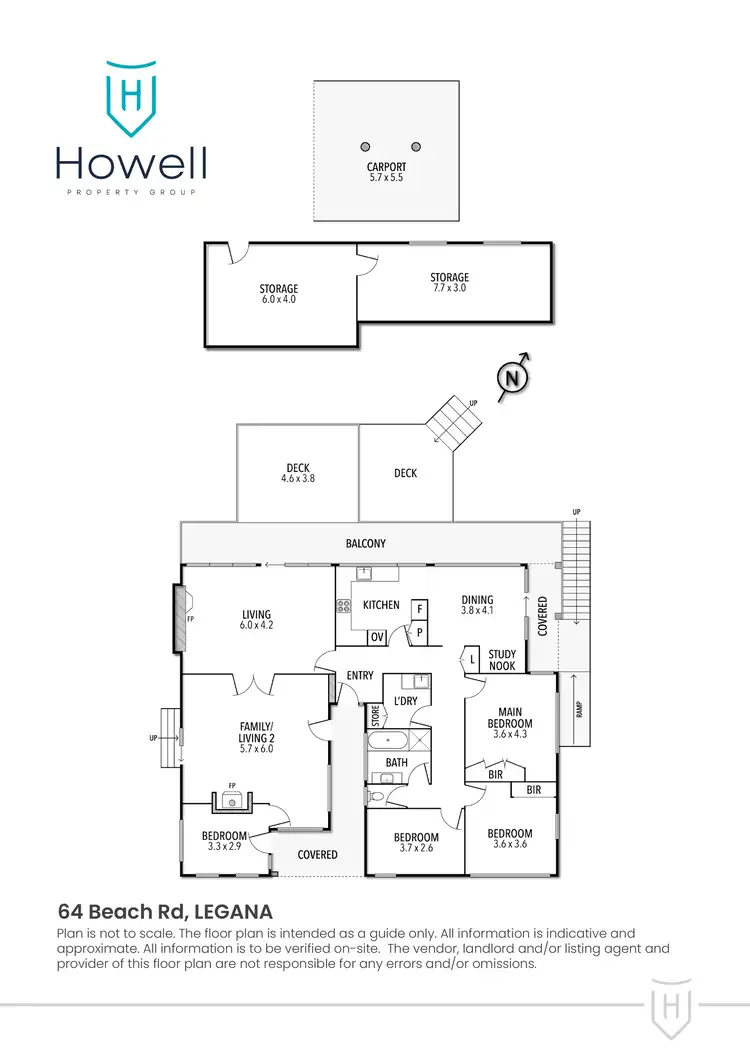Floorplan of Homely house listing, 64 Beach Road, Legana TAS 7277
