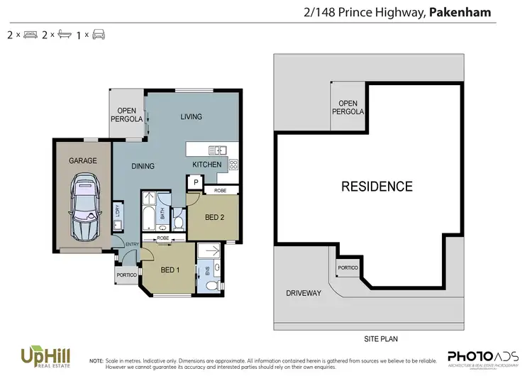 Floorplan of Homely unit listing, 2/148 Princes Highway, Pakenham VIC 3810
