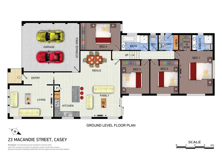 Floorplan of Homely house listing, 23 Macandie Street, Casey ACT 2913