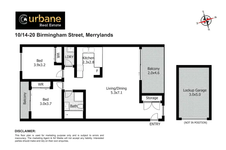 Floorplan of Homely apartment listing, 10/14-20 Birmingham Street, Merrylands NSW 2160