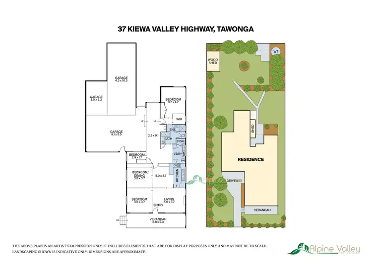 Floorplan of Homely house listing, 37 Kiewa Valley Highway, Tawonga VIC 3697