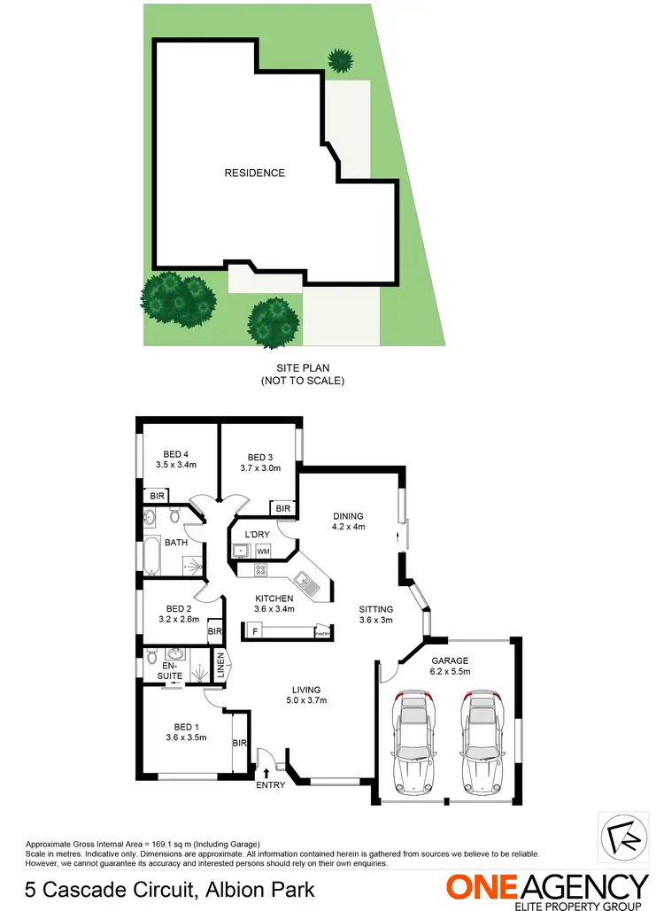 Floorplan of Homely house listing, 5 Cascade Circuit, Albion Park NSW 2527