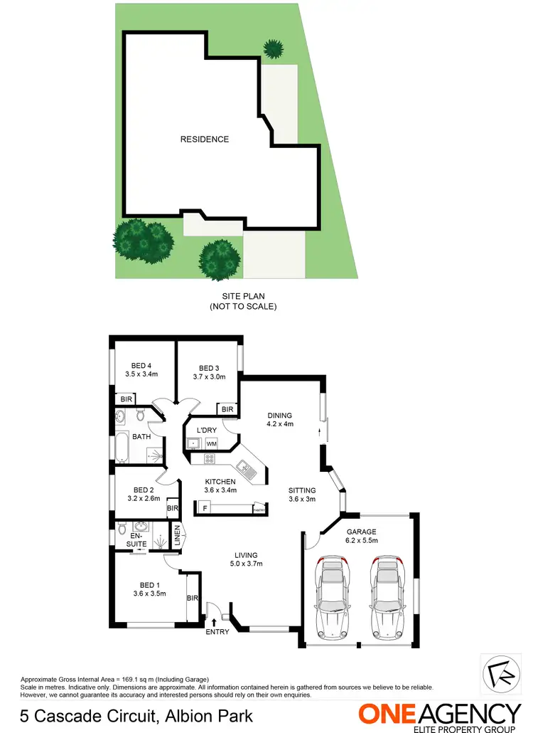 Floorplan of Homely house listing, 5 Cascade Circuit, Albion Park NSW 2527