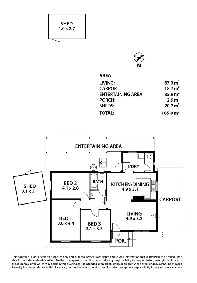 Floorplan of Homely house listing, 20 Smillie Street, Brukunga SA 5252