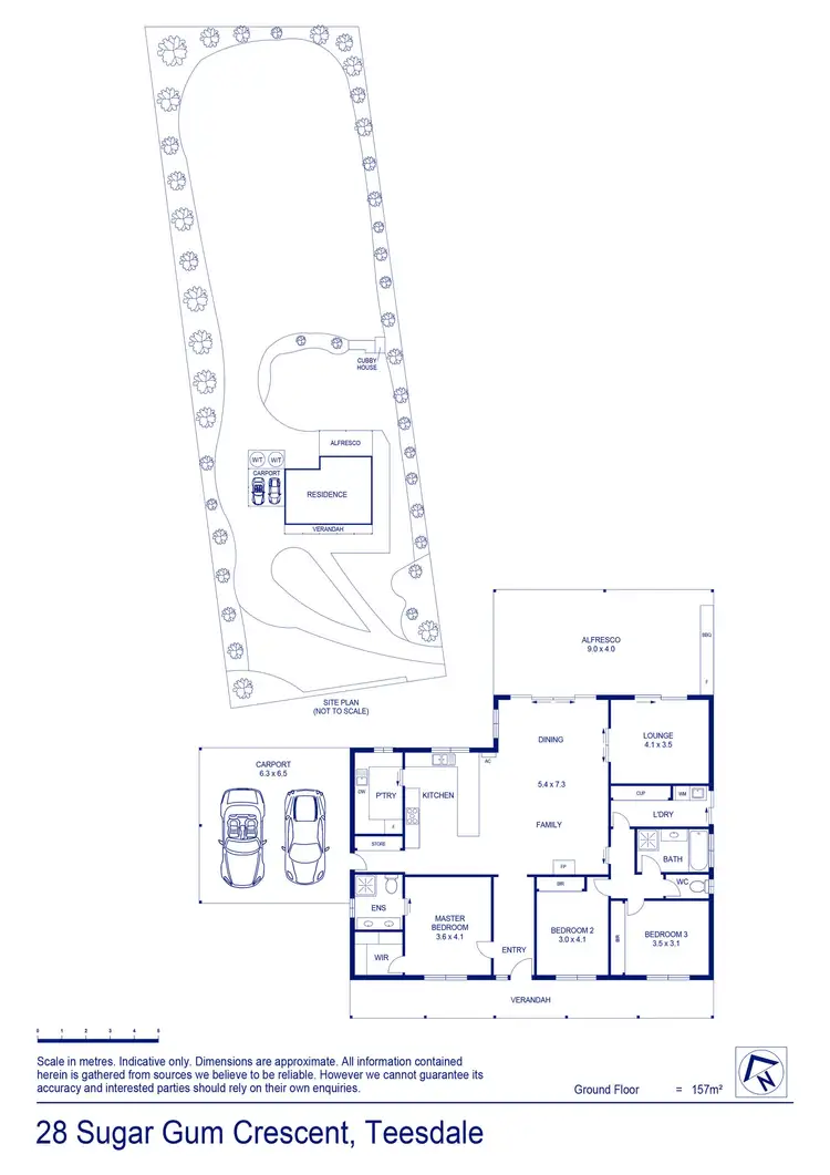 Floorplan of Homely house listing, 28 Sugar Gum Crescent, Teesdale VIC 3328