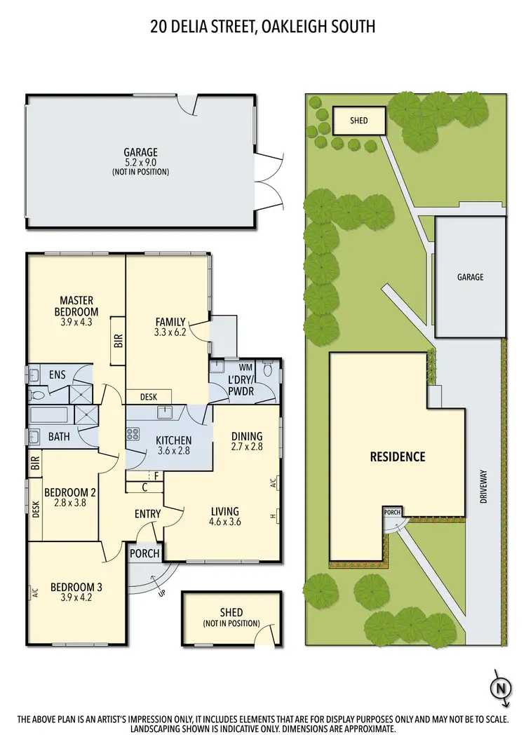 Floorplan of Homely house listing, 20 Delia Street, Oakleigh South VIC 3167