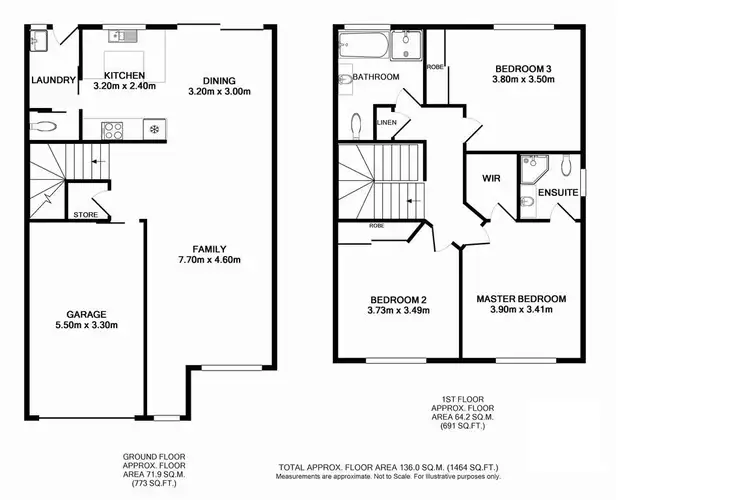 Floorplan of Homely townhouse listing, 1/114 Graham Avenue, Lurnea NSW 2170