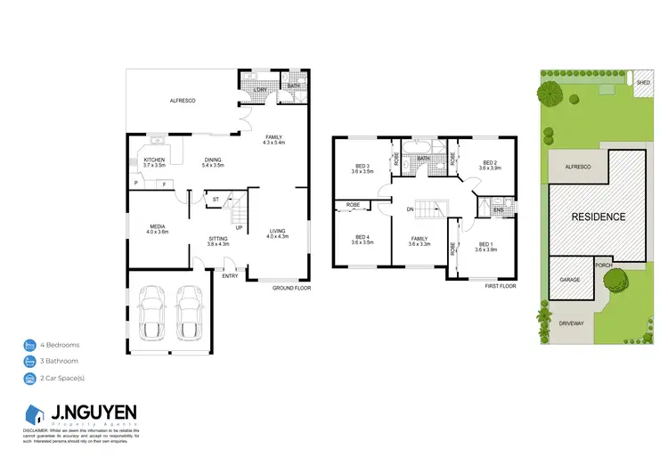 Floorplan of Homely house listing, 3A Drummoyne Crescent, St Johns Park NSW 2176