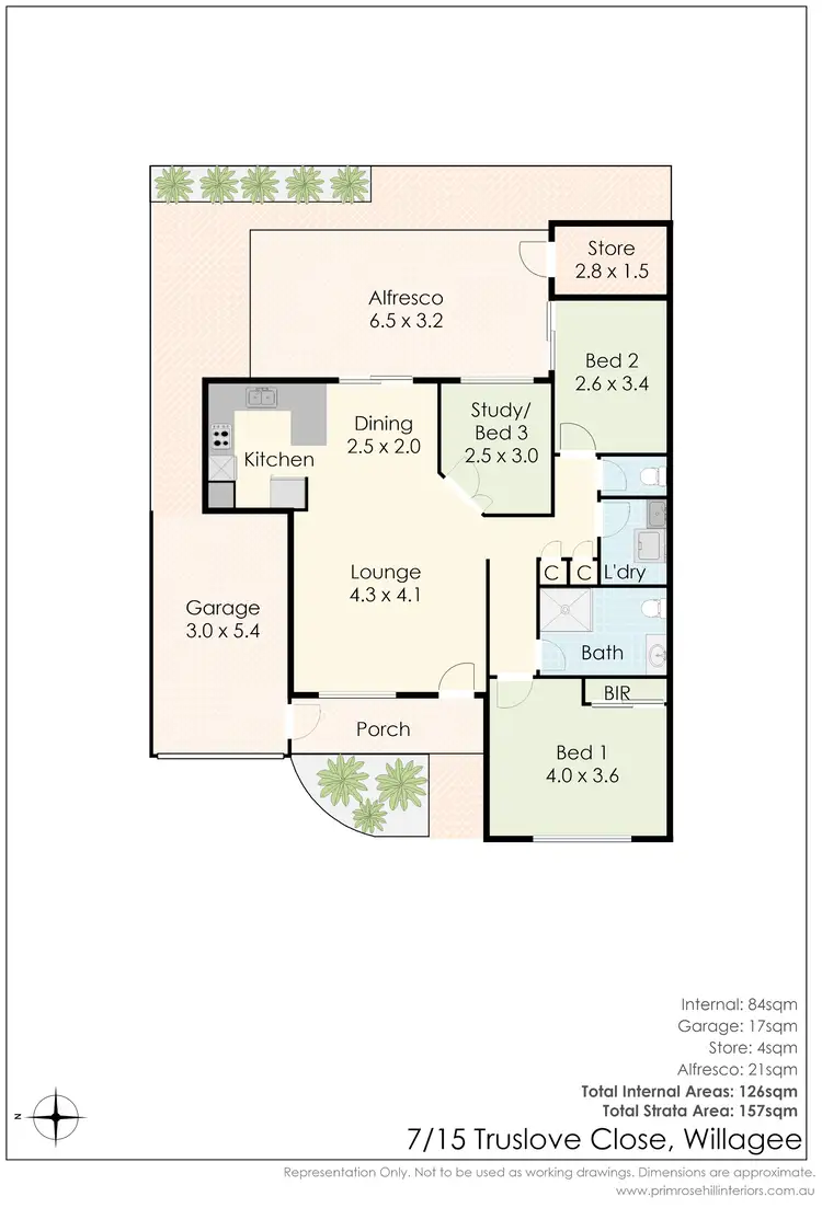 Floorplan of Homely villa listing, 7/15 Truslove Close, Willagee WA 6156
