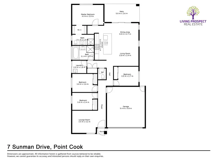 Floorplan of Homely house listing, 7 Sunman Drive, Point Cook VIC 3030