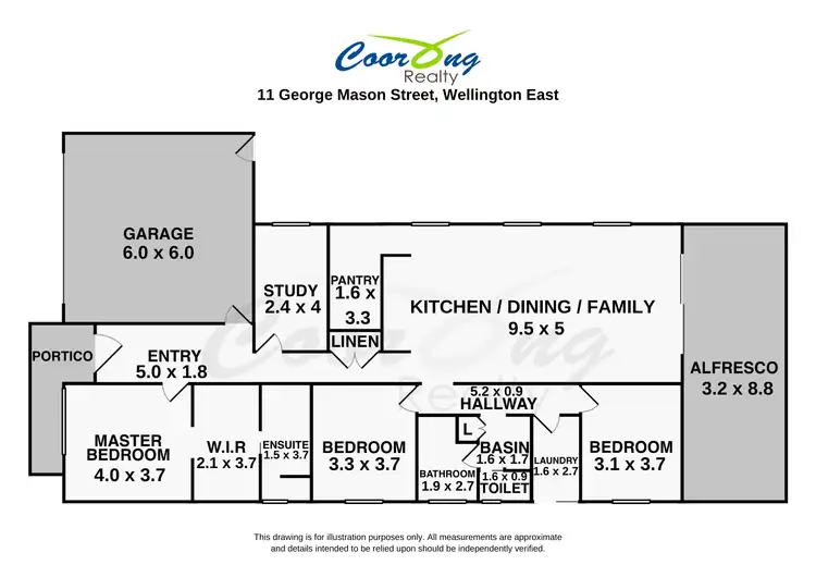 Floorplan of Homely house listing, 11 George Mason Street, Wellington East SA 5259