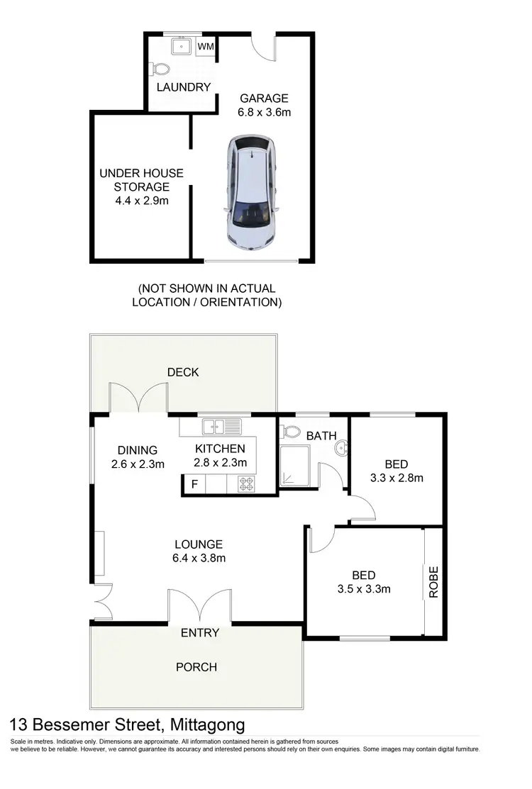Floorplan of Homely house listing, 13 Bessemer Street, Mittagong NSW 2575