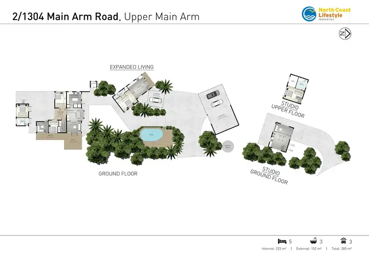 Floorplan of Homely rural property listing, 1304 Main Arm Road, Upper Main Arm NSW 2482