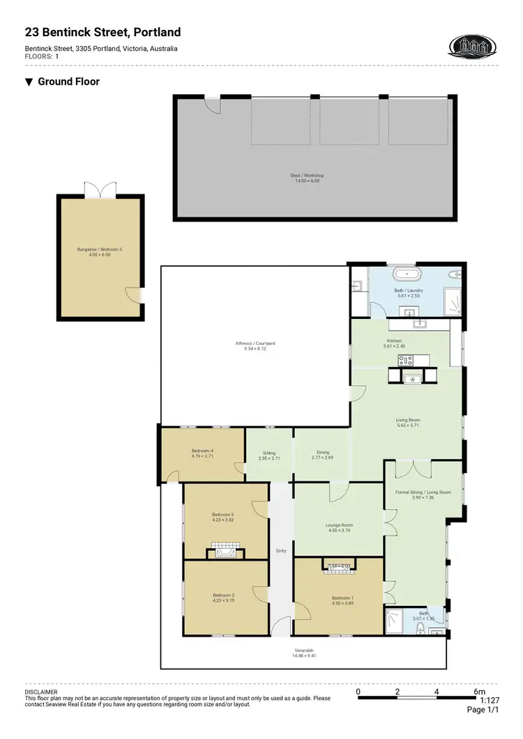 Floorplan of Homely house listing, 23 Bentinck Street, Portland VIC 3305