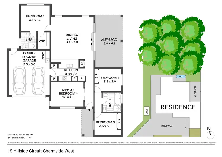 Floorplan of Homely house listing, 19 Hillside Circuit, Chermside West QLD 4032