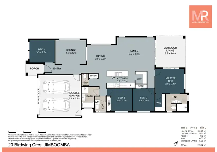 Floorplan of Homely house listing, 20 Birdwing Crescent, Flagstone QLD 4280
