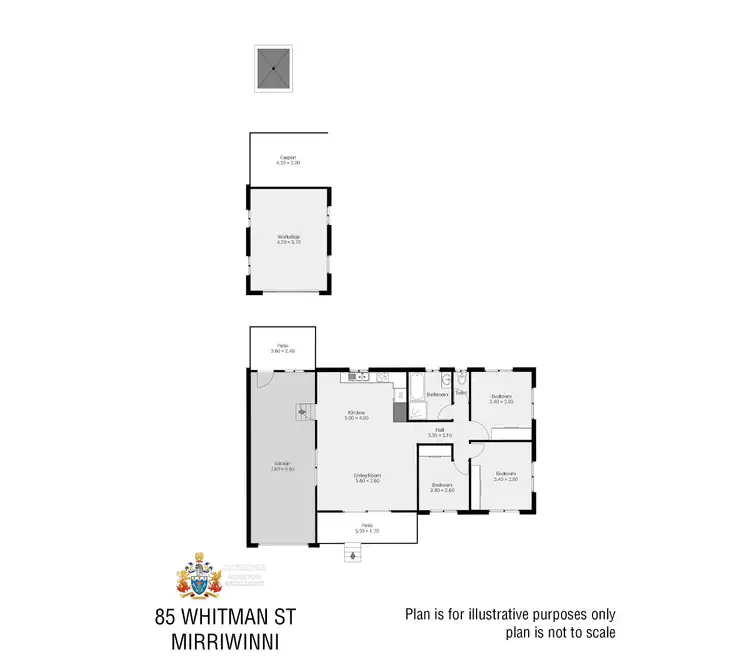 Floorplan of Homely house listing, 85 Whitman Street, Mirriwinni QLD 4871