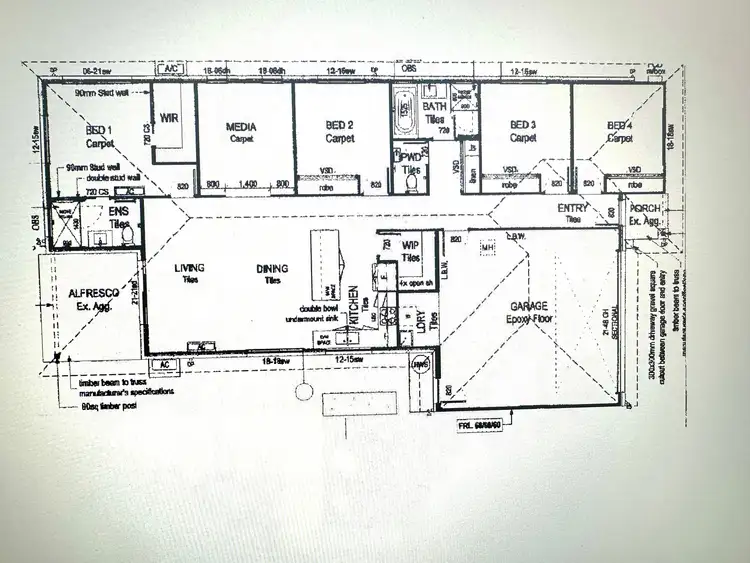 Floorplan of Homely house listing, 39 Cocos Crescent, Banya QLD 4551