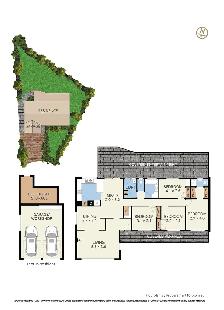 Floorplan of Homely house listing, 4 Bemm Court, Dandenong North VIC 3175