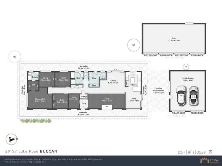Floorplan of Homely rural property listing, 29-37 LUKE ROAD, Buccan QLD 4207