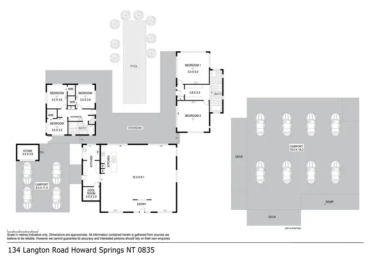 Floorplan of Homely house listing, 134 Langton Road, Howard Springs NT 835