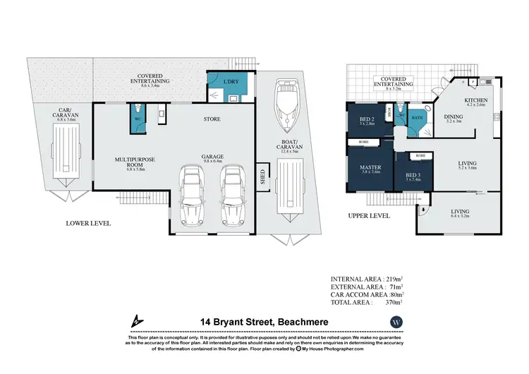 Floorplan of Homely house listing, 14 Bryant Street, Beachmere QLD 4510