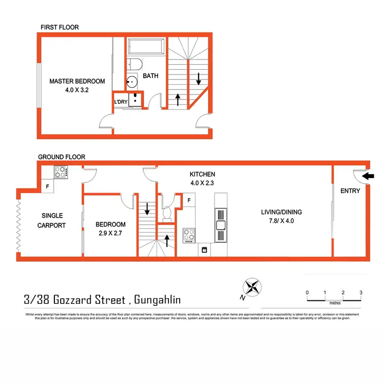 Floorplan of Homely apartment listing, 3/38 Gozzard Street, Gungahlin ACT 2912