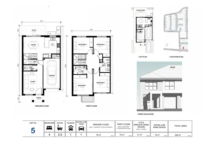 Floorplan of Homely townhouse listing, 19 Kensington Park Road, Riverstone NSW 2765
