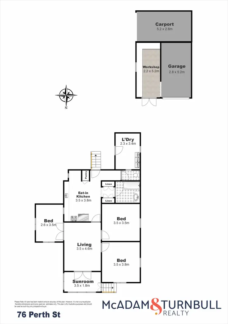 Floorplan of Homely house listing, 76 Perth Street, Rangeville QLD 4350