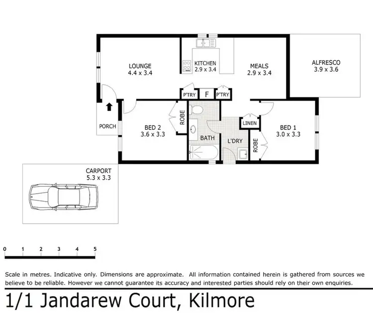 Floorplan of Homely house listing, 1/1 Jandarew Court, Kilmore VIC 3764