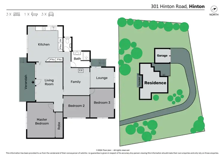 Floorplan of Homely house listing, 301 Hinton Road, Hinton NSW 2321