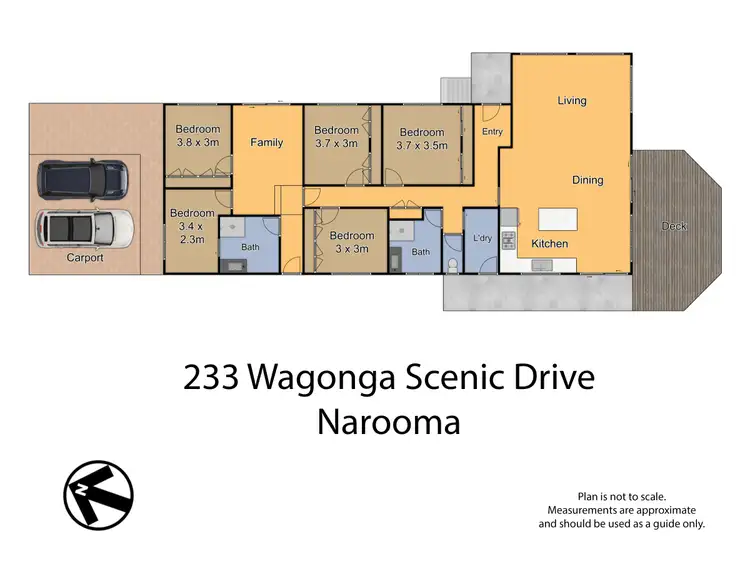 Floorplan of Homely rural property listing, 233 Wagonga Scenic Drive, Narooma NSW 2546