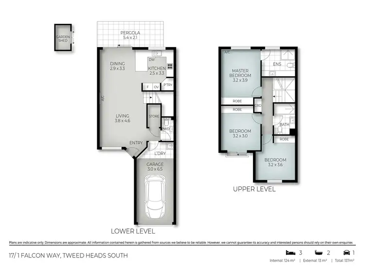 Floorplan of Homely unit listing, 17/1 Falcon Way, Tweed Heads South NSW 2486