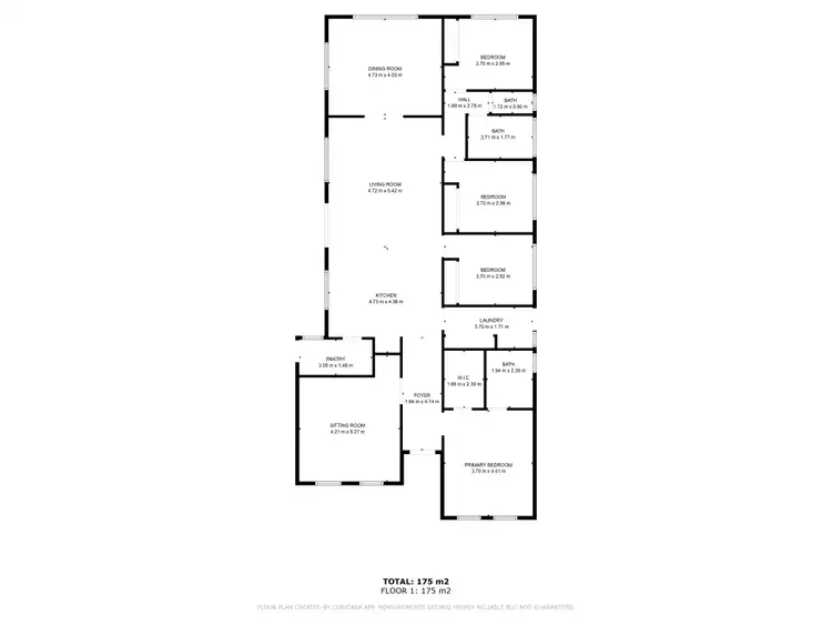 Floorplan of Homely house listing, 5 Grevillea Street, Gulgong NSW 2852