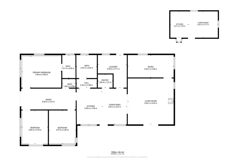 Floorplan of Homely rural property listing, 72 Magpie Lane, Gulgong NSW 2852
