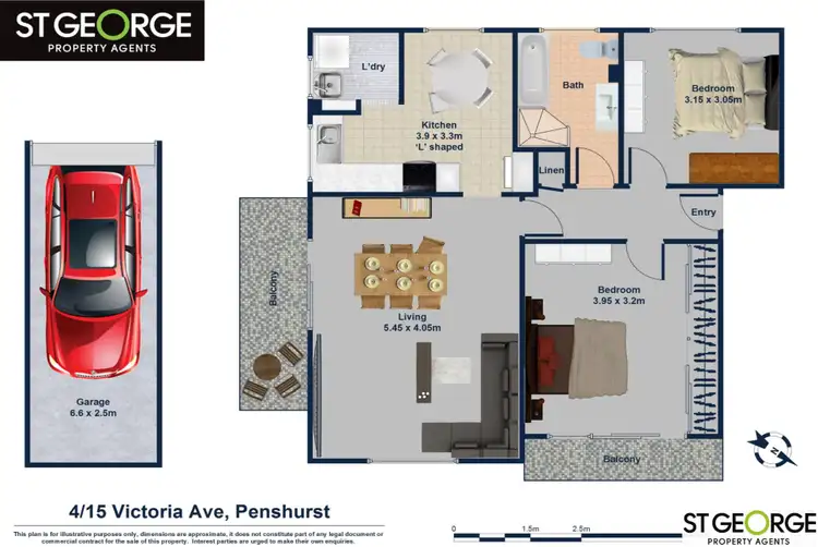 Floorplan of Homely apartment listing, 4/15 Victoria Avenue, Penshurst NSW 2222